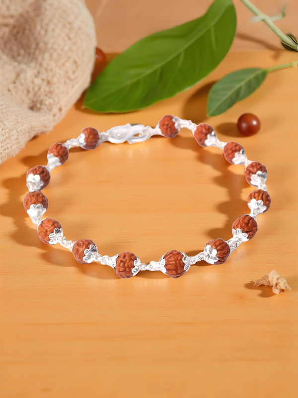 Silver Rudraksha Bracelet